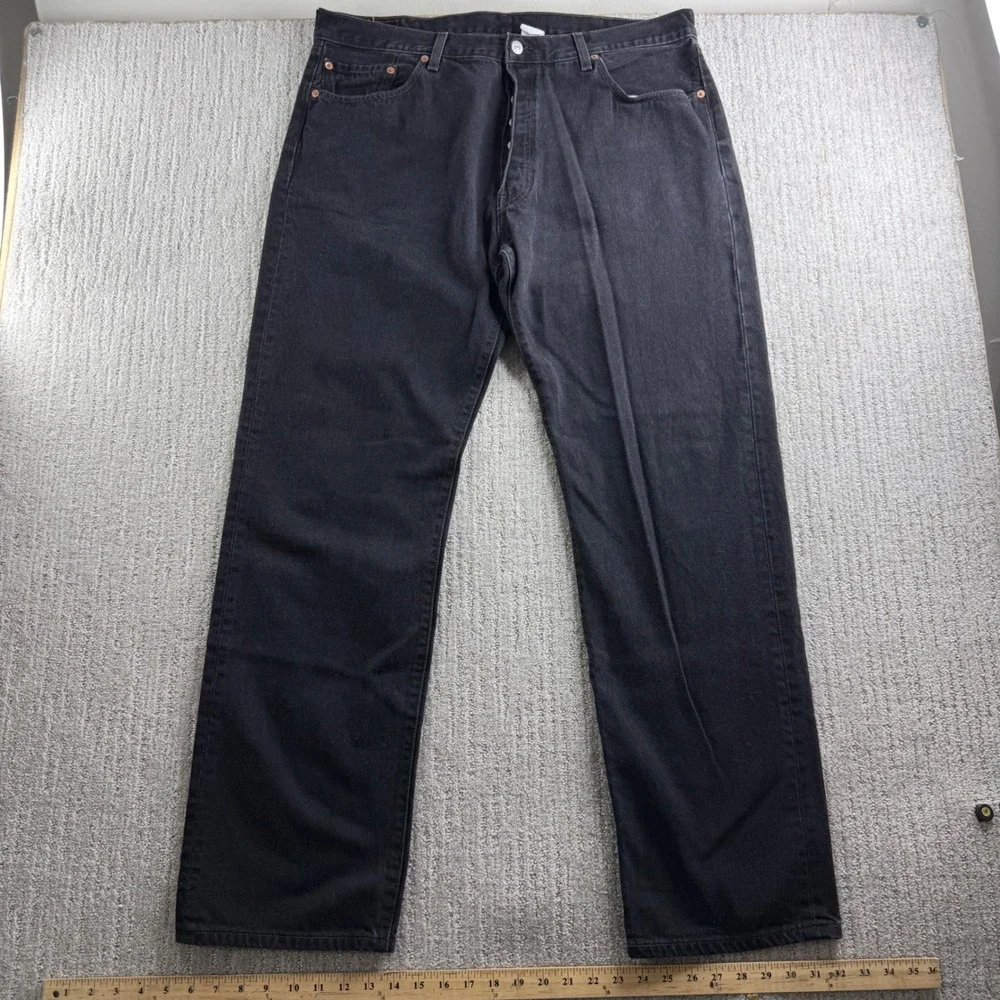 VTG Levis 501 XX Original Straight Leg Black Jeans Mens Size 40x34 (fits 38x33)